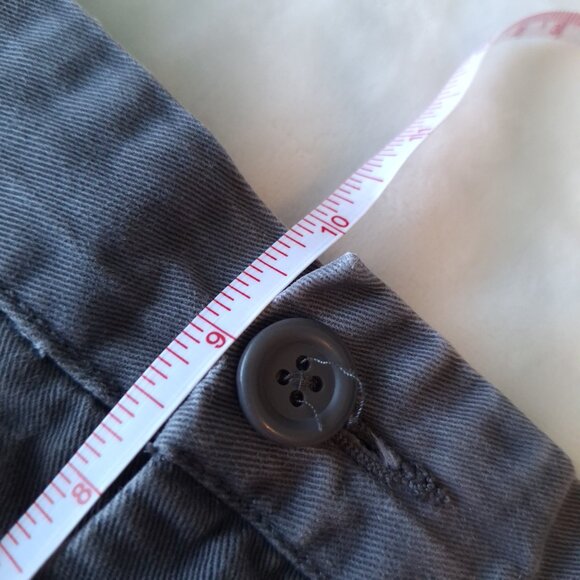 J. Crew Mens 30W Gramercy Chino‎ Gray Anchor Embroidered Shorts Nautical Preppy - Picture 14 of 14